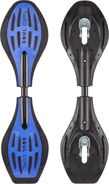 Waveboard Pro - Casterboard - Snel Steppen - 360 Graden Draaiend - 86 cm Lengte - Blauw