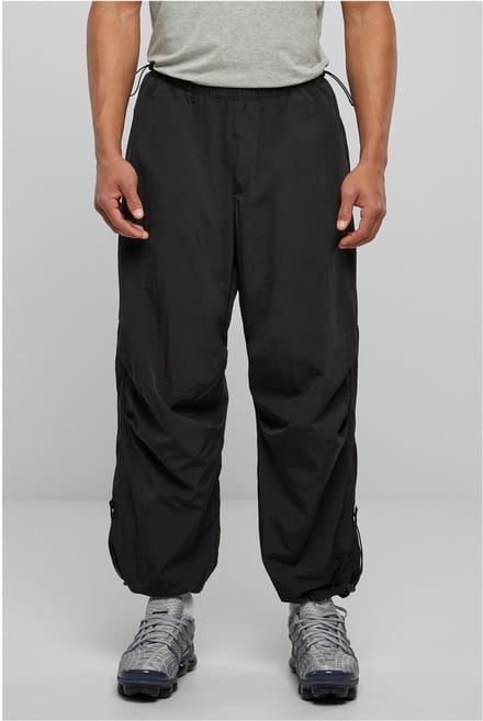 Urban Classics - Nylon Parachute Wijde broek - 3XL - Zwart