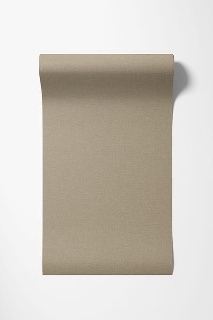 Dutch Wallcoverings - Linen & Textures - uni bruin- Vliesbehang - 10m x 53cm - LT10028