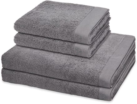 Ross Sonstiges 2 X handdoek 2 X douchehanddoek - in set 4 pack Doubleface Stripes