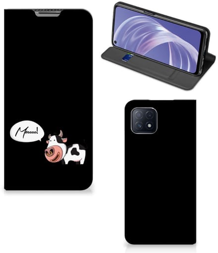 OPPO A73 5G Magnet Case Cow