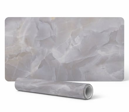 Antislip bureauonderlegger met marmerpatroon, 90x45 cm