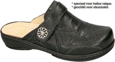 Fidelio Hallux -Dames - zwart - pantoffels - maat 42