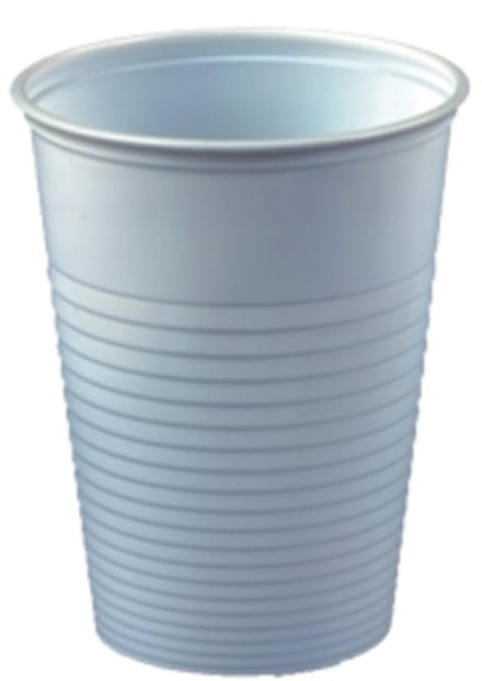 Beker IEZZY 180ml Ø 70mm PP 100 stuks wit