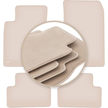 PREMIUM beige matten voor: Mercedes W246 B-Klasse 2011-2018