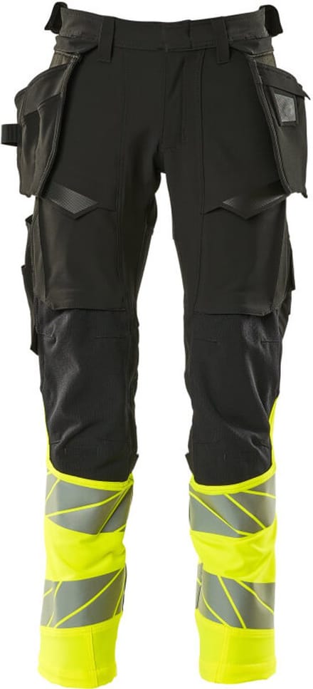 Mascot Accelerate Safe Broek met spijkerzakken 19131-711 - Zwart/hi-vis geel - C50 - 76