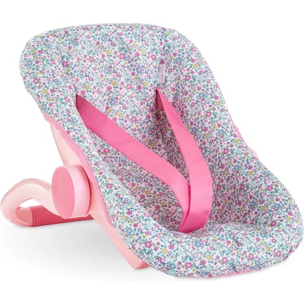 Corolle poppen draagzak bloemen babypop 36cm roze speelgoed.
