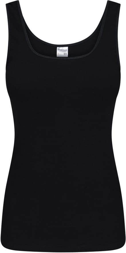 Beeren dames hemd Madonna 1-pack - zwart - Maat XXL