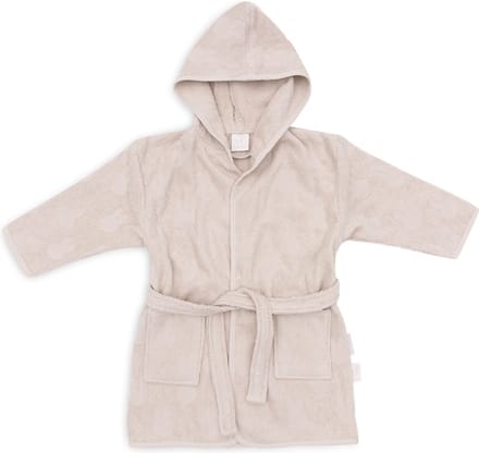 Jollein Badjas Badstof 1-2 jaar Miffy Jacquard Nougat
