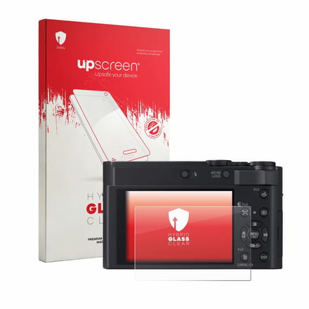 upscreen - Screenprotector voor Panasonic Lumix DC-TZ300 - Folie Beschermfolie Beschermglas transparant