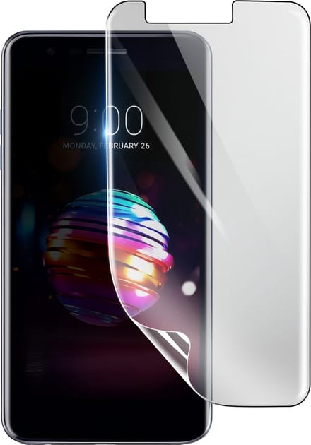 3mk, Geschikt voor LG K10 2018, Schokbestendige Hydrogel Screenprotector, Transparant
