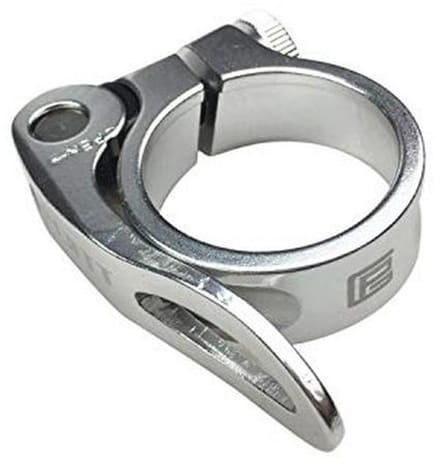 Fietszadelklem met snelspanner in aluminium, verstelbaar 28,6/31,8/34,9 mm