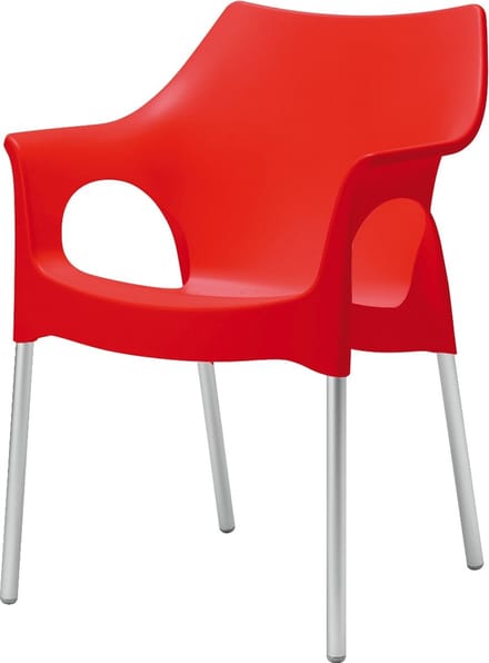 Ola tuinstoel rood