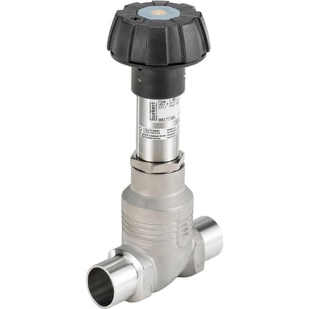 Gelaste Eind DN 80 Handmatig 2-Weg Klepafsluiter RVS - 2012 - 242639