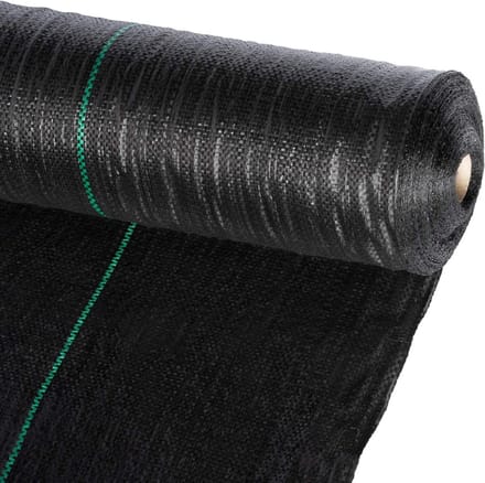 Woven Weed Fabric - Ground Cloth Weed Foil - Garden Weed Control - Air and Water Permeable