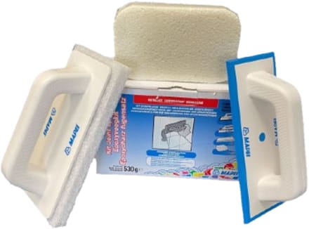 MAPEI Voegset - Incl. Voegbord, Scotch Brite, Houder & Voegspons - Voor Cement & Epoxy