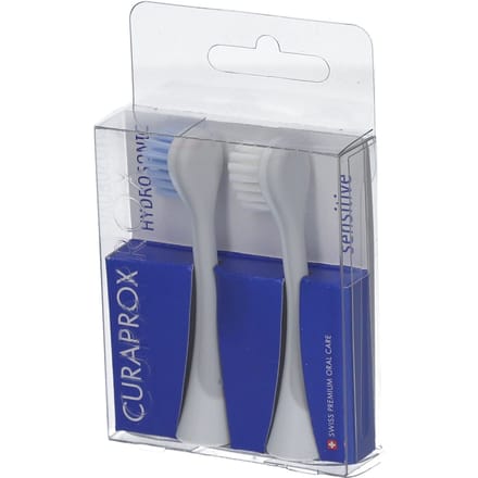 Curaprox Hydrosonic Pro Opzetborstel Sensitive Duo - Wit/Lichtblauw - 2 stuks