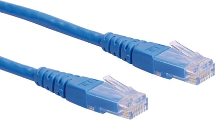 ROLINE Patchkabel Cat.6 UTP (Class E), blauw, 0,3 m