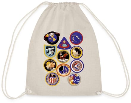 NASA Apollo-missie-insignes Gymtas
