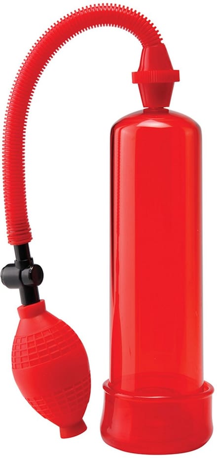 Pipedream Wanachi - Pump Worx - Beginners Power Pump Red - Penispomp - Rood - Ø 60 mm