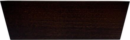 FLE - Meubelpoot bruin vierkant 16 bij 4,5 cm en hoogte 5 cm van massief hout