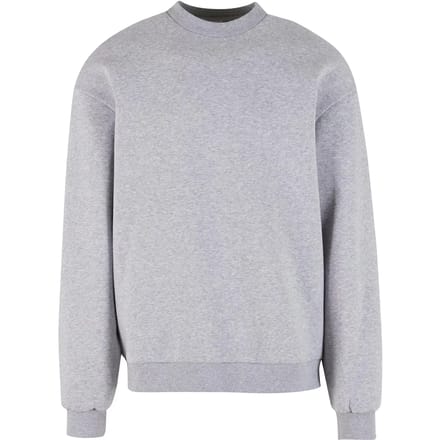 Urban Classics - Fluffy Crewneck sweater/trui - S - Grijs