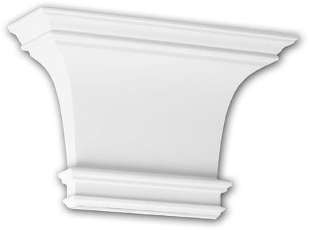 Pilaster kapiteel 121003 Profhome Sierelement Dorische stijl wit