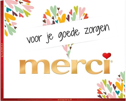 merci voor je goede zorgen - 250g merci Finest Selection Assorted chocolade bonbons