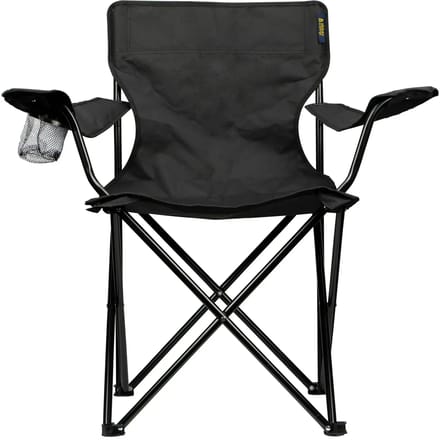 Abbey Camp Campingstoel - Vouwstoel - Visstoel - Incl Draagtas - Zwart