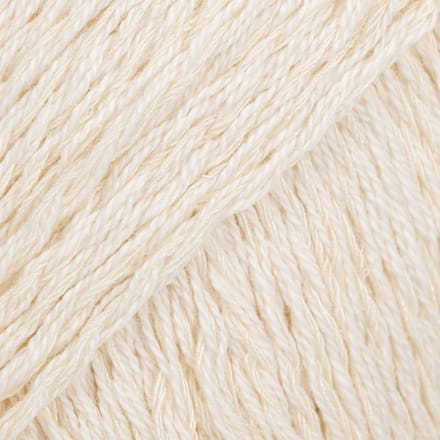 DROPS Belle Uni Colour - 02 naturel - Katoen Garen