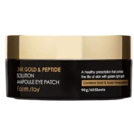 Farmstay - 24K Gold & Peptide Solution Ampoule Eye Patch 60 patches