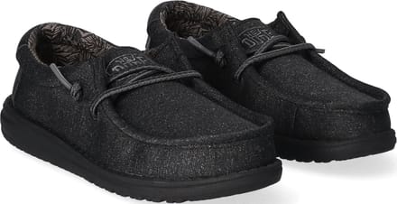 HEYDUDE - Wally Youth Jongens Instappers Basic Black - Maat 33