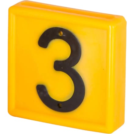 Genummerde markeerkraag om op de armband te schuiven Kerbl N°3 (x10)