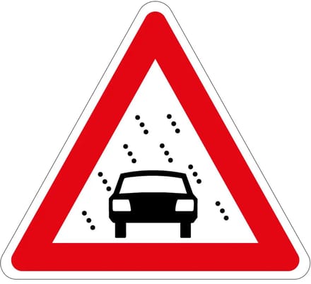 Slecht zicht sticker - J35 | 10 cm