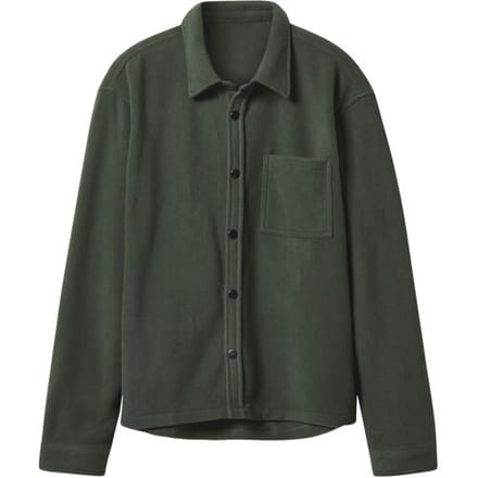 ESMARA MEN Fleece heren overhemd (Kaki, M)