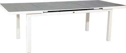 Uitschuifbare dining tafel Plainfield Sky White