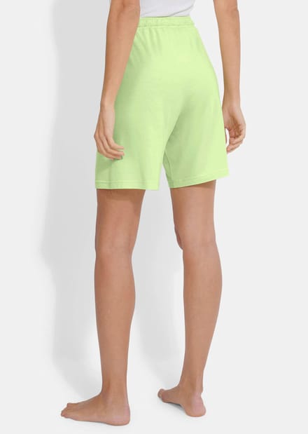 Pyjamashort van zachte jersey - lichtgroen - Gr. 42 van Goldner Fashion