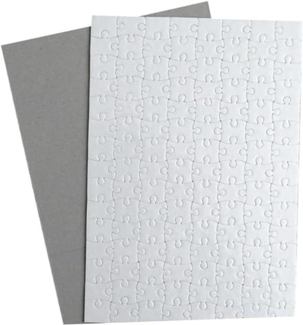 Lege Puzzels - Doe-het-zelf Puzzels - Creatief Ontwerp - Wit Blanco Papier - 10 Vel - Wit