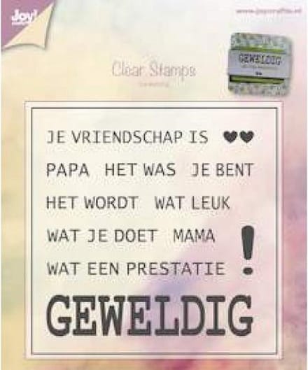 Transparante stempel Tekst 6410/0391