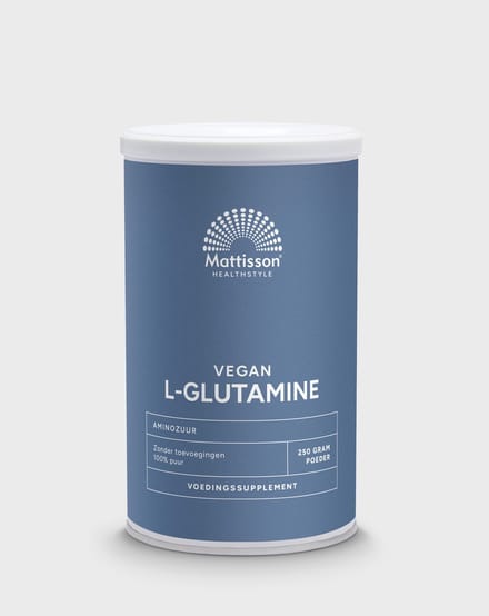 Mattisson - L-Glutamine Aminozuur Poeder - Voedingssupplement Vegan - 250 Gram