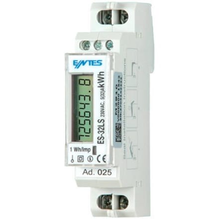 ENTES ES-32LS ES-32LS kWh-meter 1-fase Digitaal Conform MID: Nee Piece 1 stuk(s)