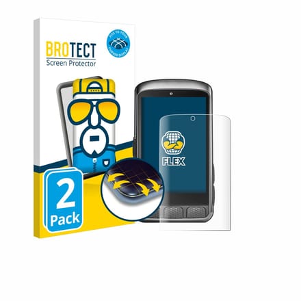 BROTECT - Screenprotector voor Wahoo Elemnt ACE - Folie Beschermfolie transparant volledig dekking - 2 Stuks