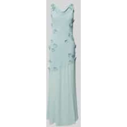 Maxi-jurk met geborduurde bloemen