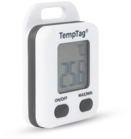 ETI - 'Temptag' Sleutelhanger Thermometer - Max/Min Functie - IP65 - Wit