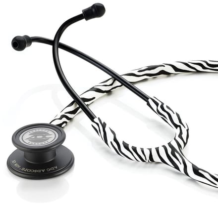 Adscope® 608 Convertible Clinician Stethoscoop Zebra Tactical