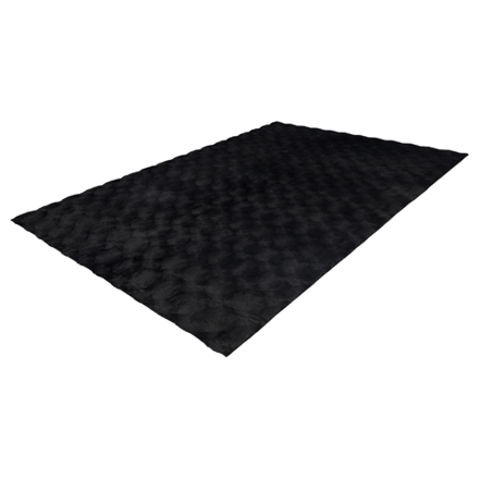 Vloerkleed Diamond Cut 800 antraciet – 80 x 150 cm – 100% polyester, machinegeweven