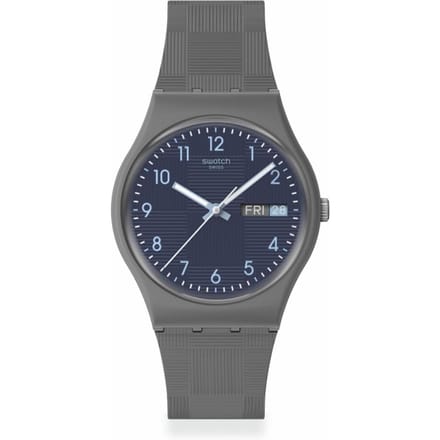 Swatch TILE DIAL Polshorloge SO28M701 Grijs blue