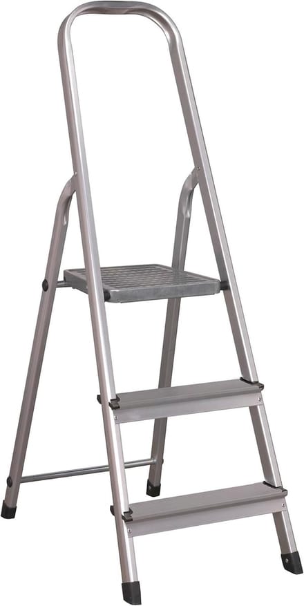 Lichtgewicht Aluminium Steekladder 3 Treden EN 131 - Max. 150 kg