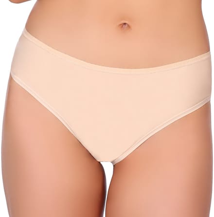 FUNNY DAY Dames Slip NIKOLA - 2-Pack - Beige - Maat M - Katoen