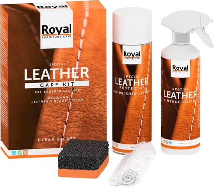 Royal Leather Care Kit - Brushed & Vintage Leather
